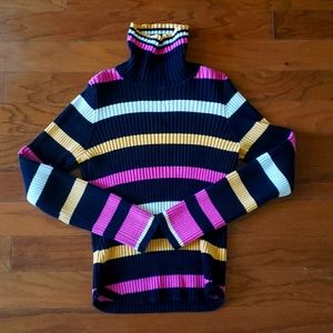 COPY - Multicolored ribbed turtleneck